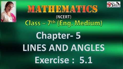 7th Maths Chapter-5 Lines and Angles Exercise 5.1 Part-2