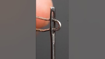 Needle &String Hack ( ASMR/Closeup/Macro) #macro #closeup #satisfying #asmr #satisfying