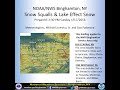 Snow Squall and Lake-Effect Snow Central NY Jan 17-18 2016