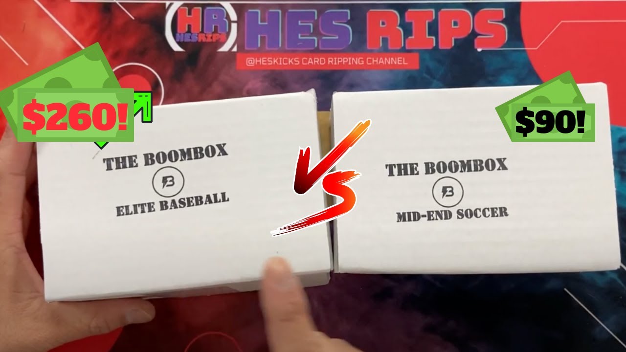 260 ELITE BOOMBOX BASEBALL vs 90 MIDEND BOOMBOX SOCCER (MARCH 2024
