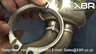 BMW E46 M3 Exhaust Muffler Back Box Flange Rusted Corroded Flanges Repair Kit