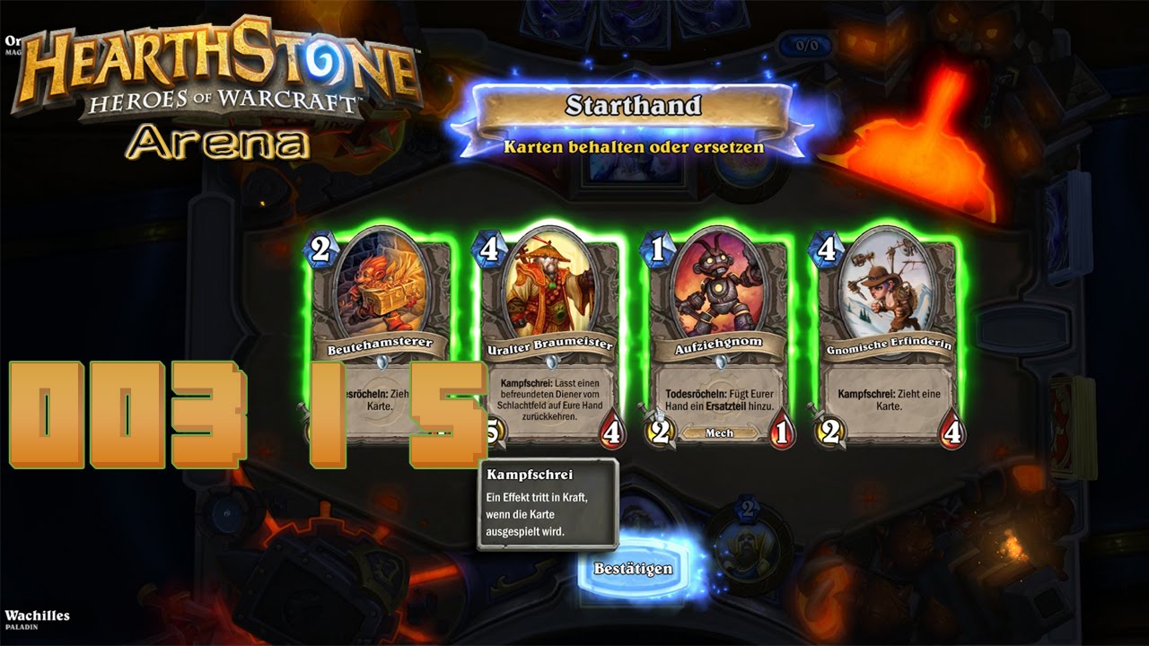 [HS-Arena] Hearthstone #003 I 5– Gehts noch weiter? Let's Play ...
