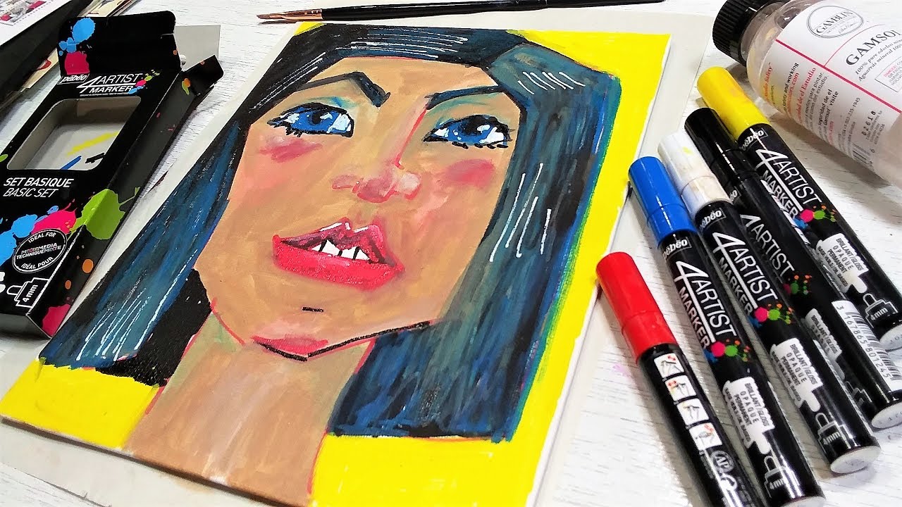 Using Oil Based Markers for the First Time // Smart Art July 2018