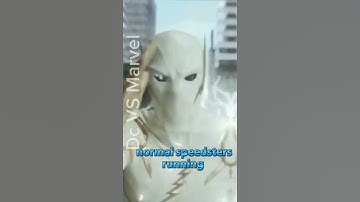 normal speedsters runing vs goat speedsters runing #sigma #marvelvsdc #dc #marvel #shorts #flash