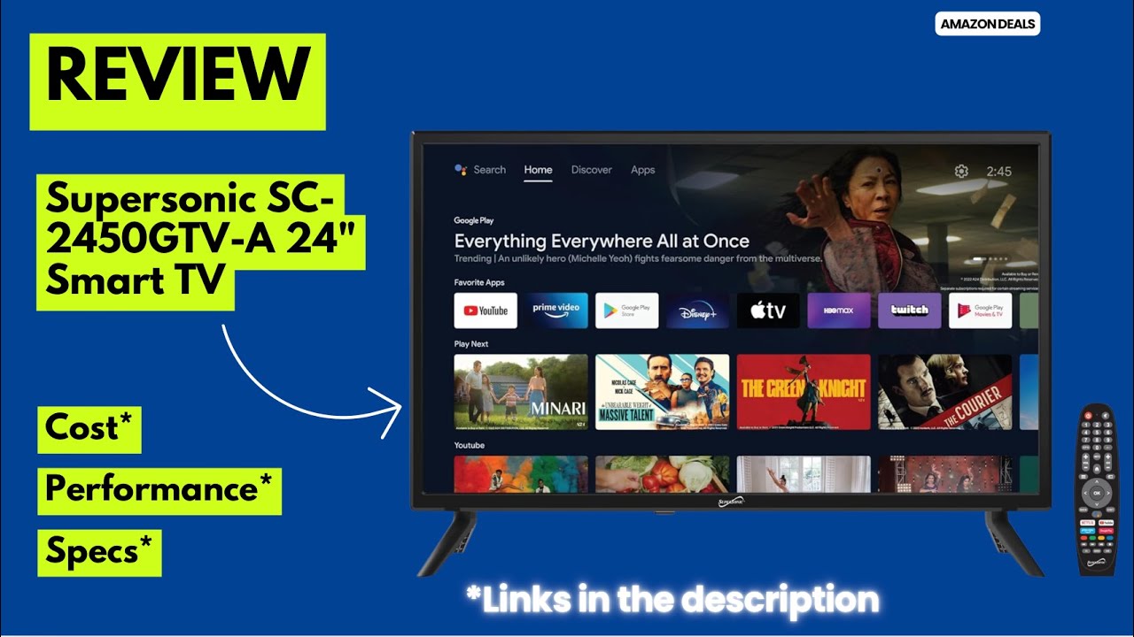 📺 Supersonic SC-2450GTV-A 24" Smart TV Review 2025 1080p Full HD, Google Assistant, HDMI & Bluetooth
