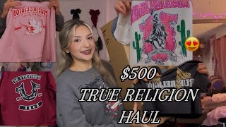 $500 TRUE RELIGION HAUL 🎀🫧✨🪞