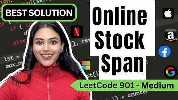 Online Stock Span #LeetCode901 #leetcode #leetcode75