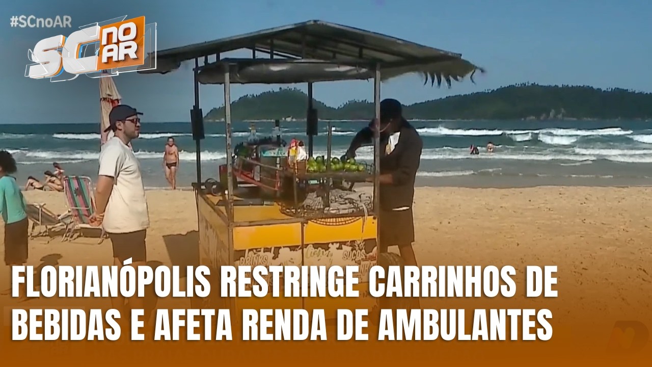 Florianópolis muda regras para ambulantes nas praias no verão