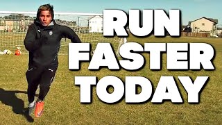 How to RUN FASTER in Soccer / Football - Increase Sprint Speed