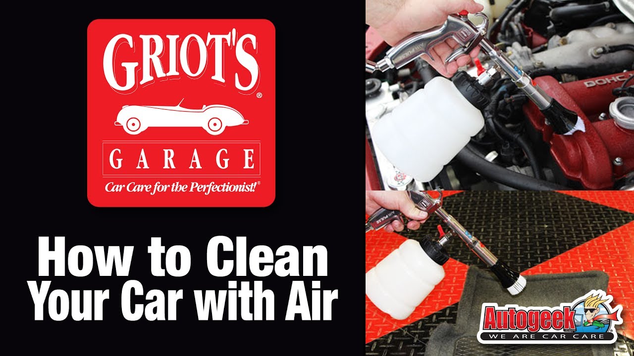 Griots Air Pulse Cleaning Gun Blast Away Dirt and Grime Effortlessly