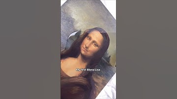 POV: you can’t stop painting Mona Lisa 👩🏻‍🎨 #artist