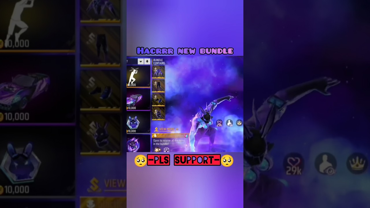 New Galactic Bunny Bundle Event FF😱|