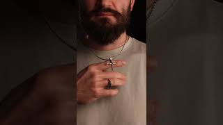 THREE NAILS CROSS SILVER PENDANT 001
