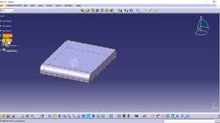 Catia Tutorial in Tamil 53 : Edge Fillet-Parting Element | Dress Up Features | Part