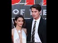 Camila Mendes and Nicholas Galitzine posed together on the red carpet at the UK premiere
