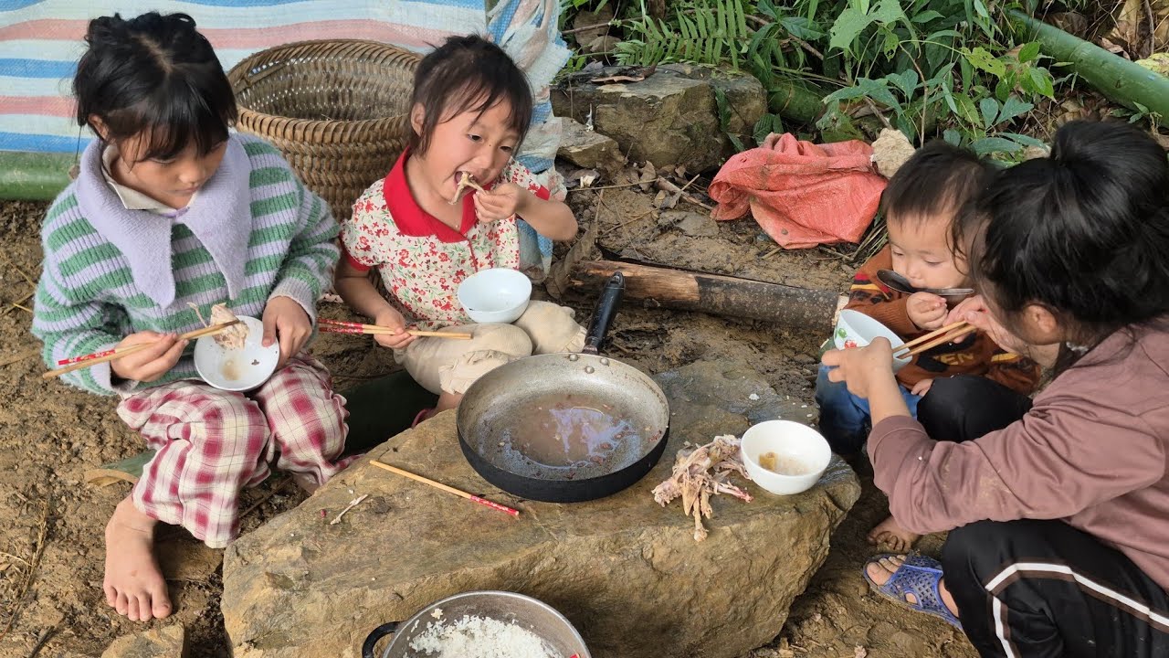 đi bắt cua mang đi đổi gà về nấu ăn #hoàng tiểu yến #123