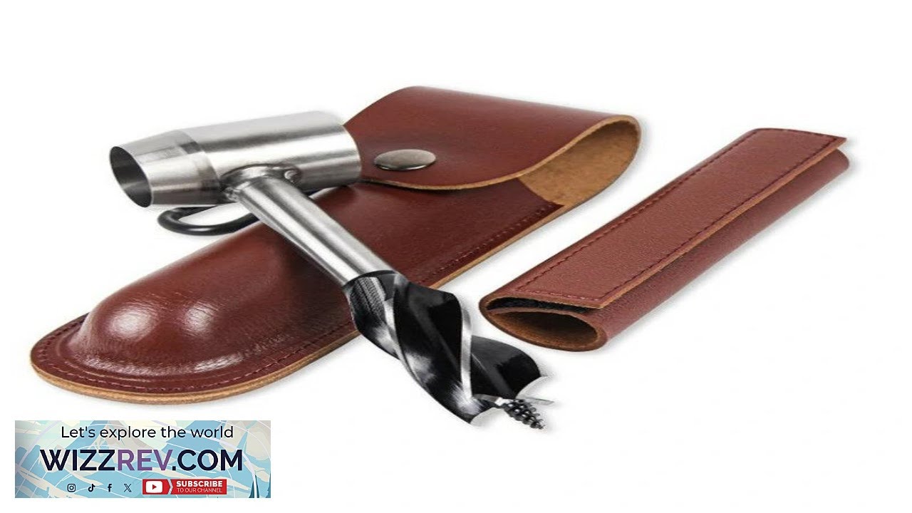 Survival Settlers Tool Bushcraft Hand Auger Wrench Wood Auger Drill Bit Manual Review