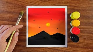 Poster colour paintings | Easy painting for beginners