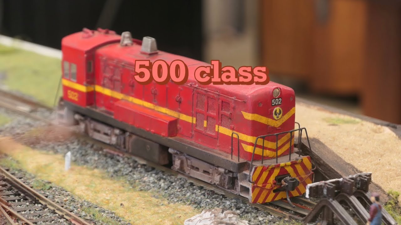 Ho scale S.A.R 500 class English electric - YouTube