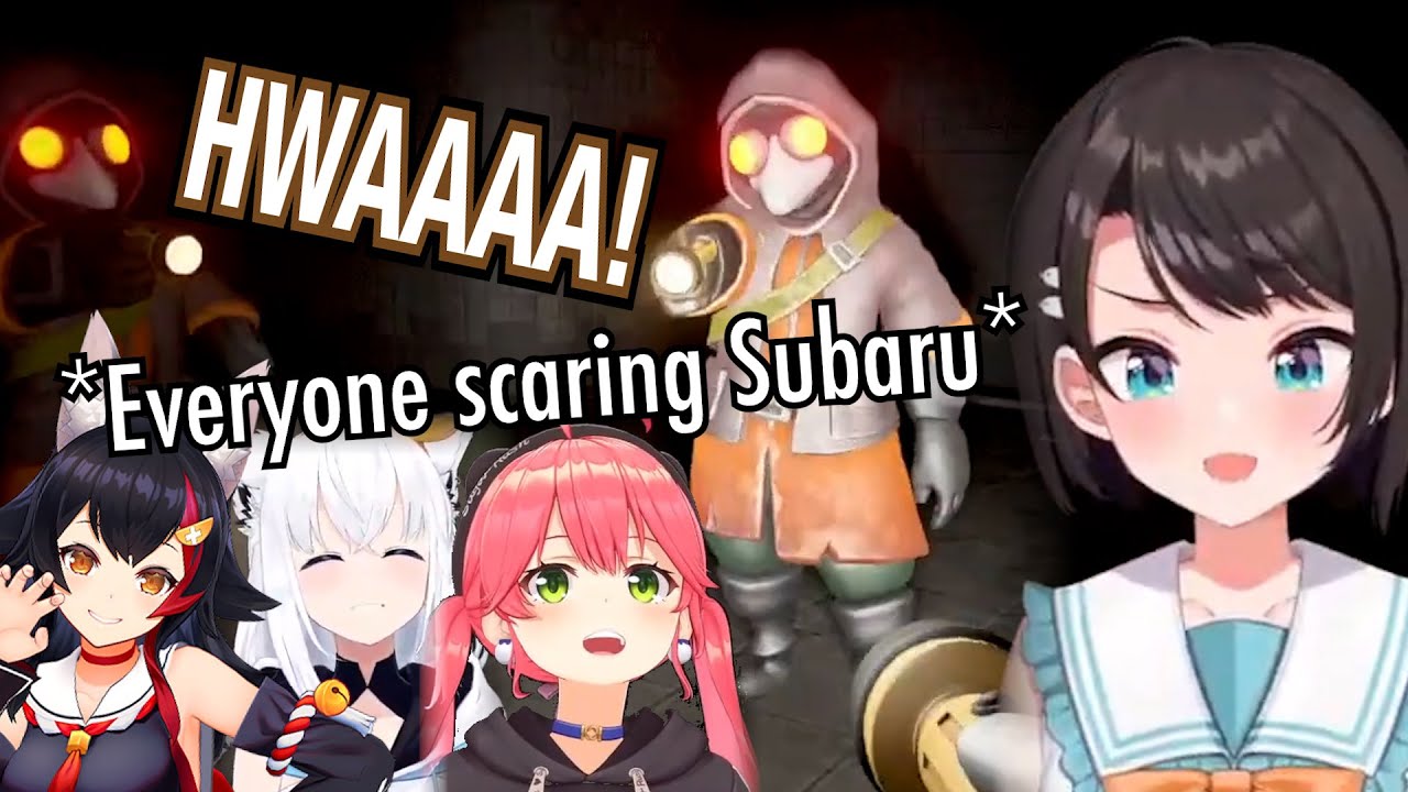 Miko, Subaru, Mio & Fubuki play Mimesis. Scream and scare each other nonstop instead