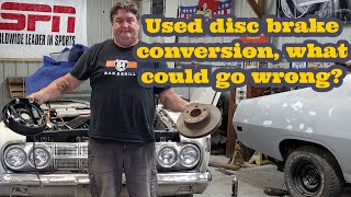Drum to disc brake swap for my 64 Cyclone
