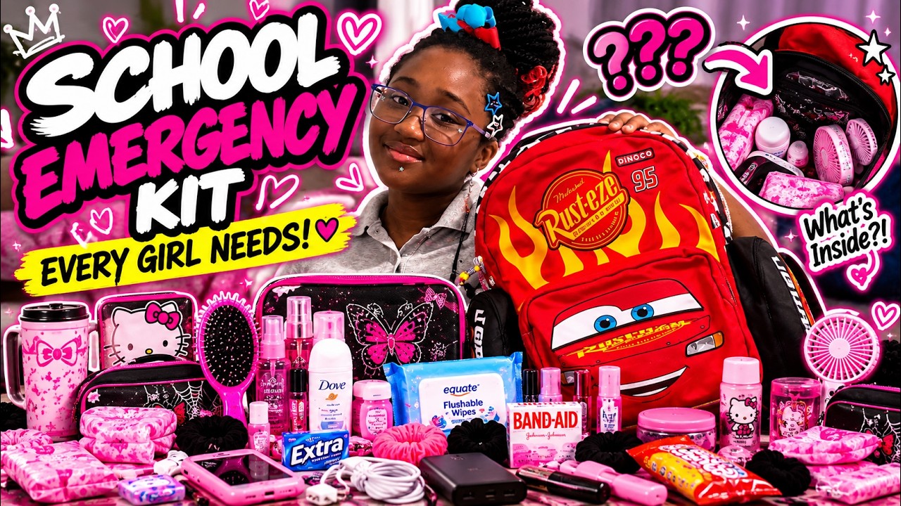 I Made the EMERGENCY KIT Every Girl NEEDS! 😳🎒