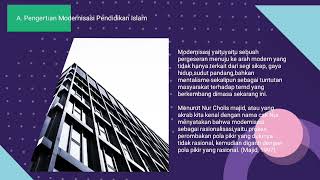 Modernisasi Pendidikan Modernisasi Pendidikan