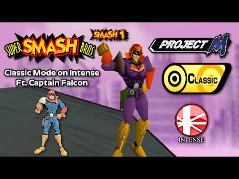 Super Smash Bros. 1 Classic Mode Intense Ft. Captain Falcon (Crazy Hand Cleared)