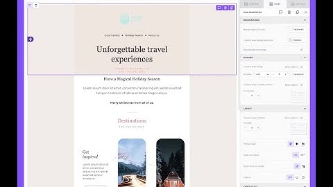 Gebruik je toetsenbord om door de builders van Beefree SDK te navigeren