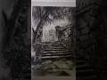 amazing charcoal landscape #charcoal landscape #paintings #art #ytshorts #shortsviral #trendingreels