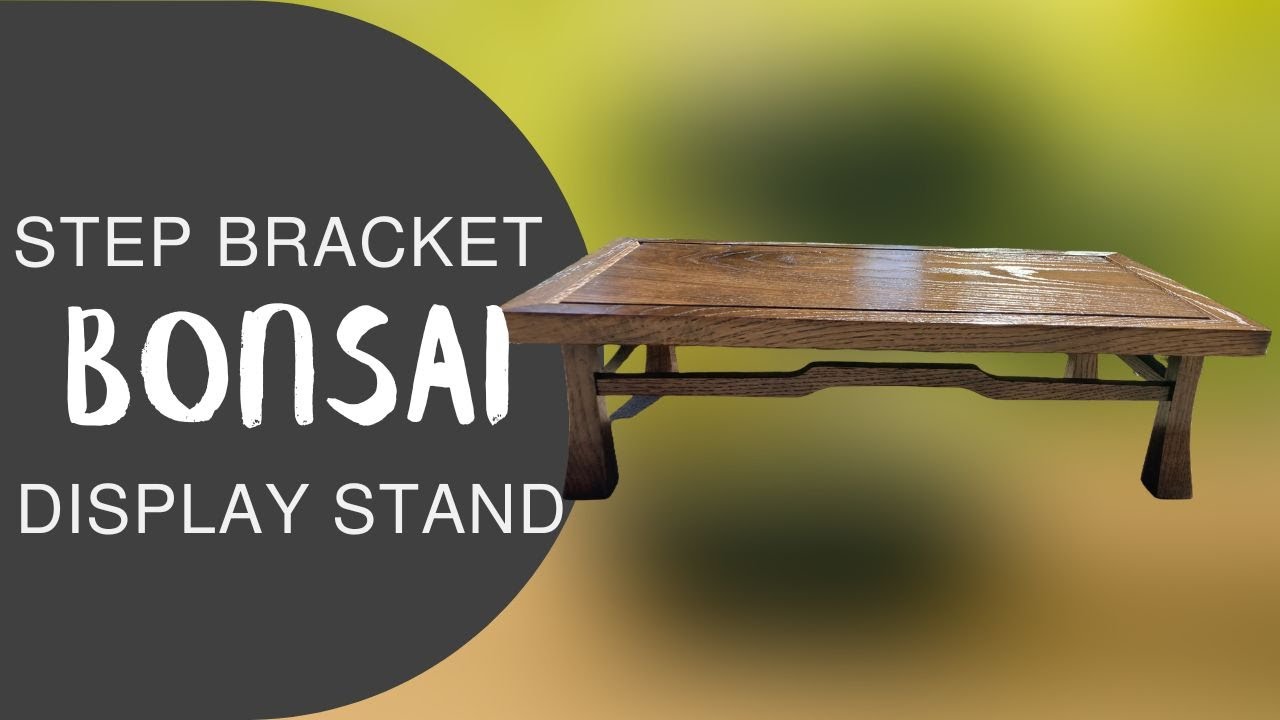 Woodworking | Building a step bracket bonsai stand #diy #woodworking #bonsai