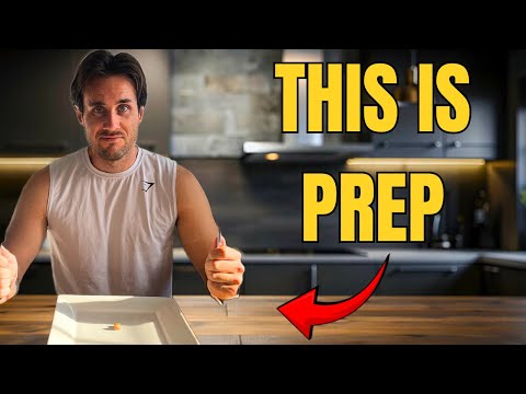 A realistic full day of eating and training on prep