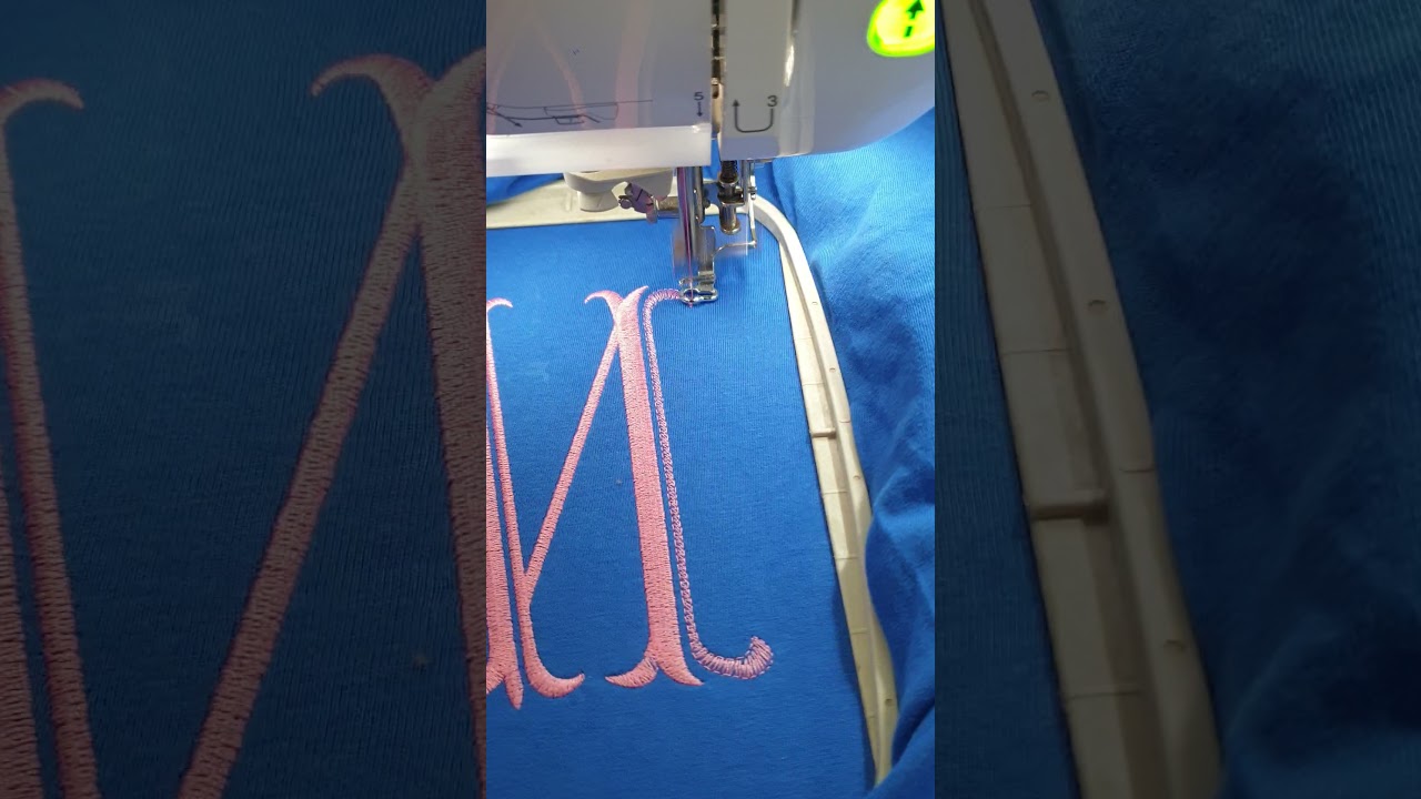 brother embroidery machine v3 YouTube