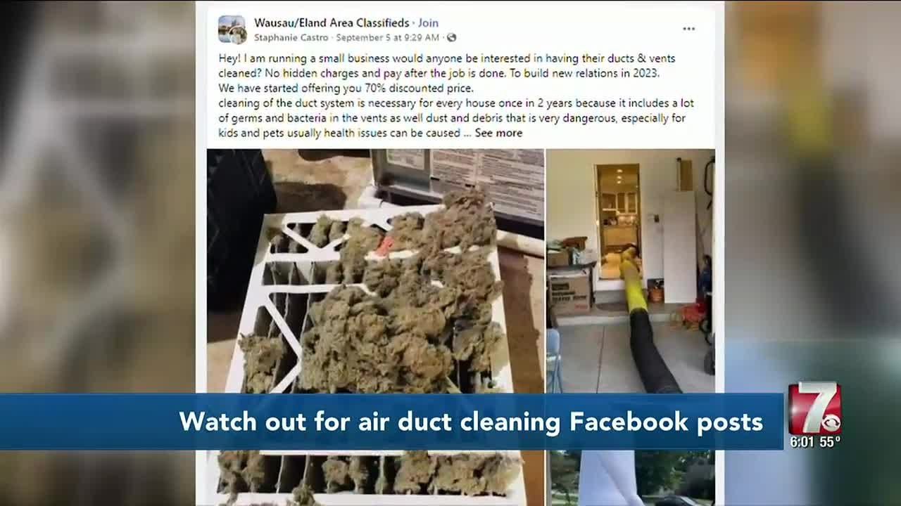 Beware of ads about air #duct #cleaning on Facebook - YouTube