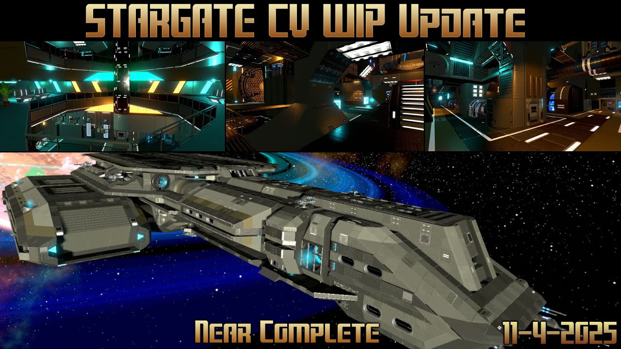 Empyrion Galactic Survival - Stargate CV WIP Update 11/4/2025