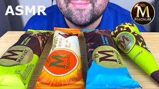 ASMR EATING MAGNUM ICE CREAM CHOCOLATE BARS MUKBANG (EATING SOUNDS) EATING SHOW