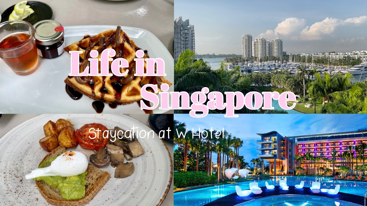 Sub) staycation at W Hotel Sentosa Singapore |Couple date holiday |fabulous room