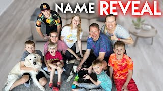 Official Adoption \& Name Reveal for Our New Puppy