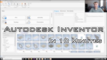 AUTODESK INVENTOR IN 10 MINUTES OR LESS | Crash-Course in Inventor