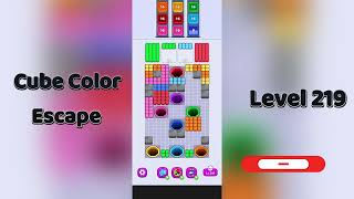🧩 Cube Color Escape Level 219 Walkthrough | Step-by-Step Guide 🎮 | Go Answer