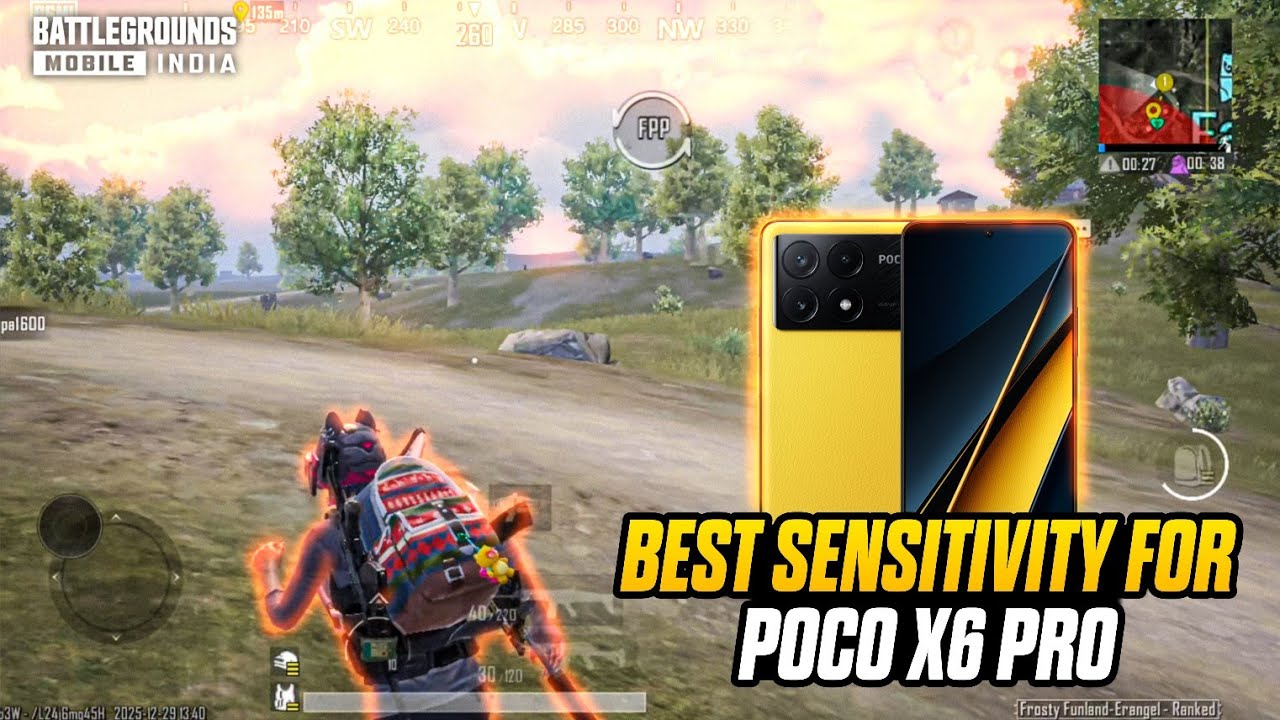 Best SENSITIVITY For POCO X6 PRO| BGMI 🔱