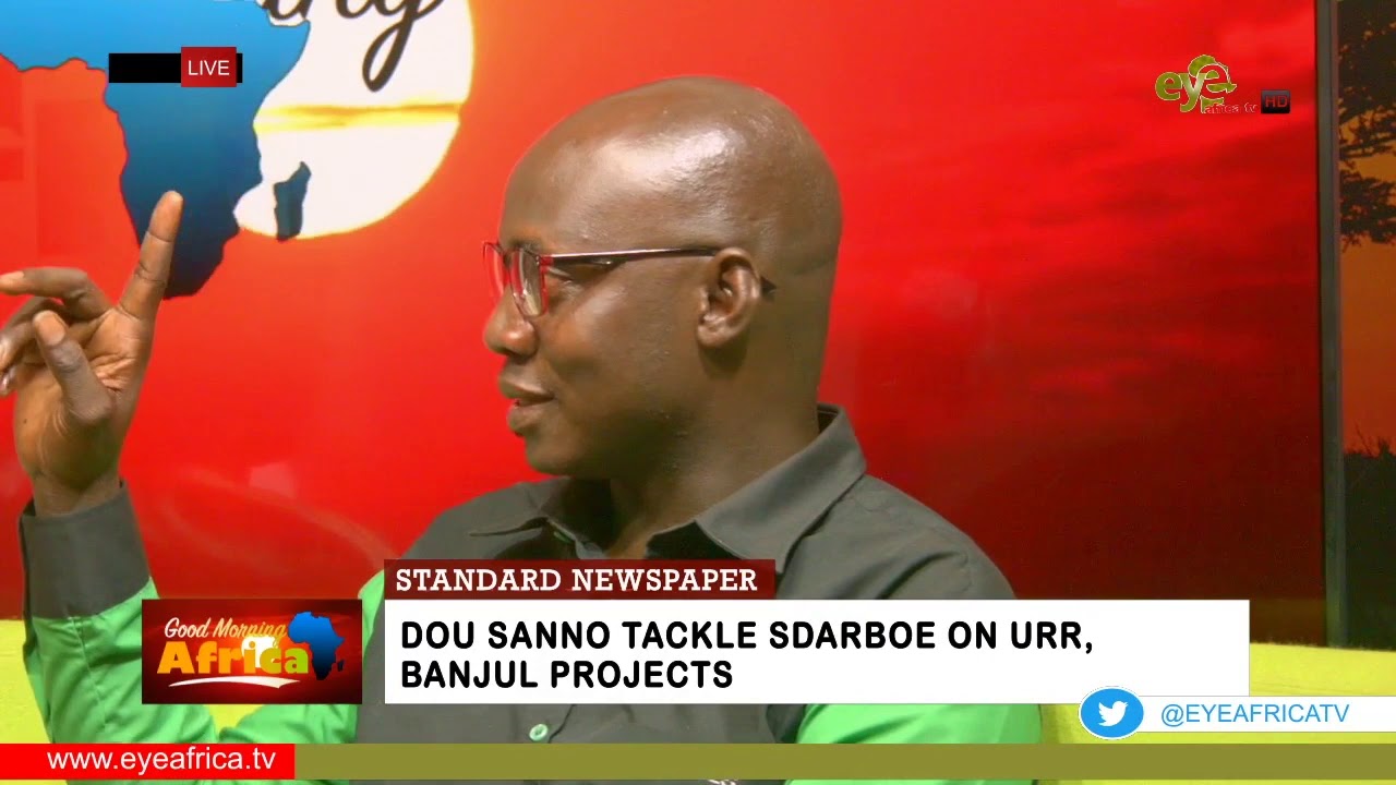 STANDARD NEWSPAPERDOU SANNO TACKLE DARBOE ON URR, BANJUL PROJECTS