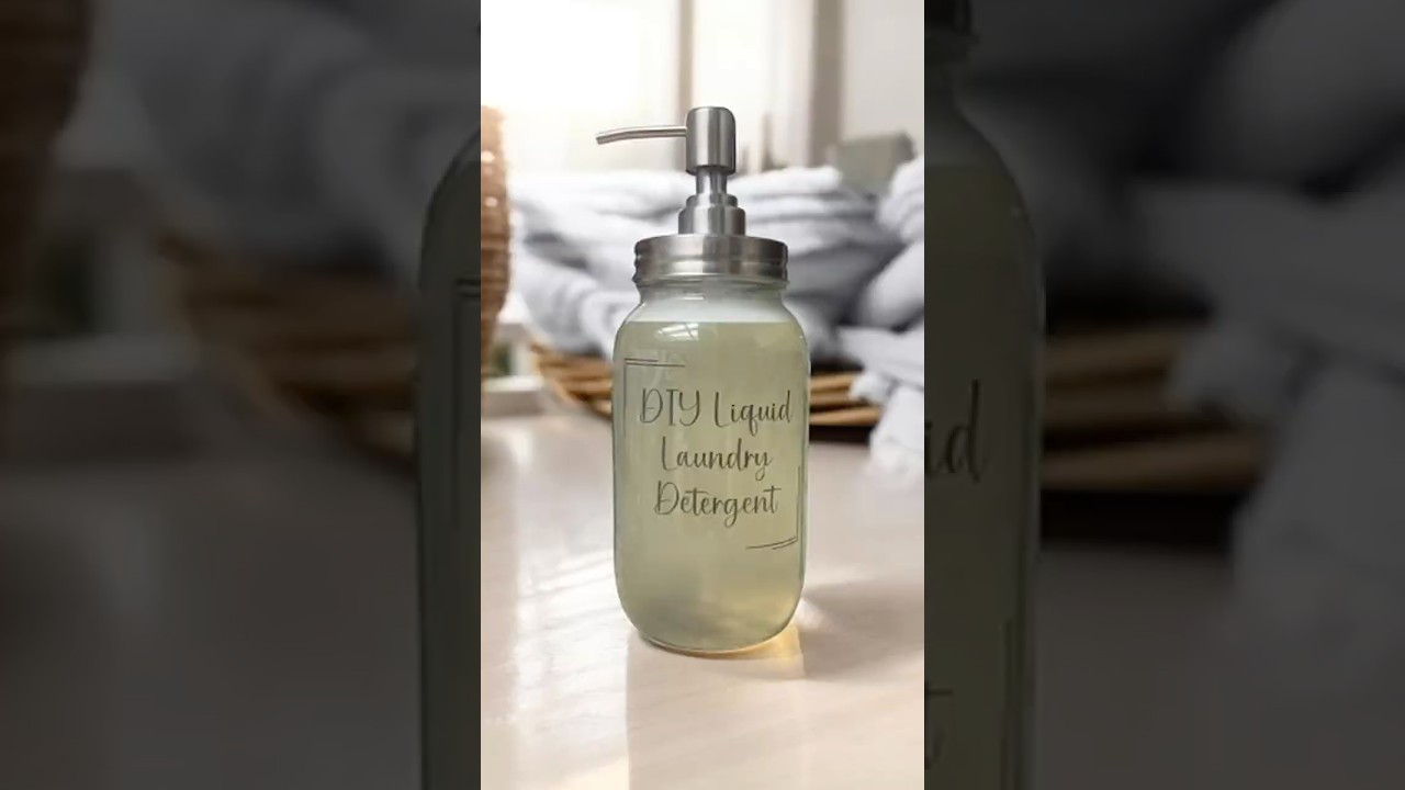 DIY Liquid Laundry Detergent