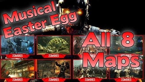 BO3 ZOMBIES CHRONICLES MUSICAL EASTER EGGS TUTORIAL ON ALL 8 MAPS!!