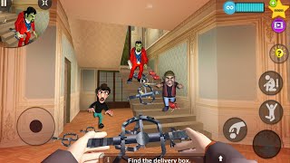 Scary Stranger 3D - New Update New Special Levels Control Mr Grumpy Secret Room part 828