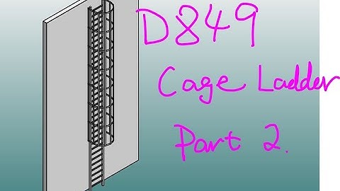 Revit Exercise (D849) - Cage Ladder Family Part 2