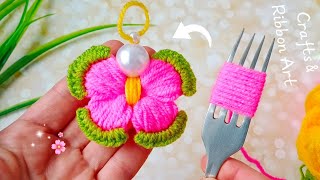 It's so Cute 💖🌟 Super Easy Butterfly Making Idea with Yarn - You will Love It - DIY Woolen Butterfly