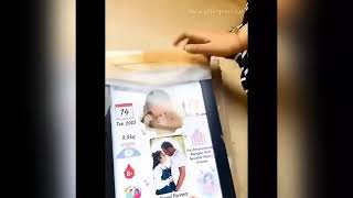 Baby Birth Frame from Gifting Studio
