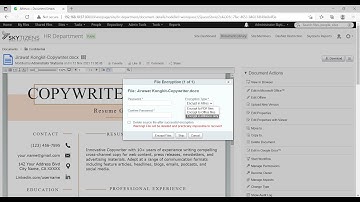Alfresco Document Encryption