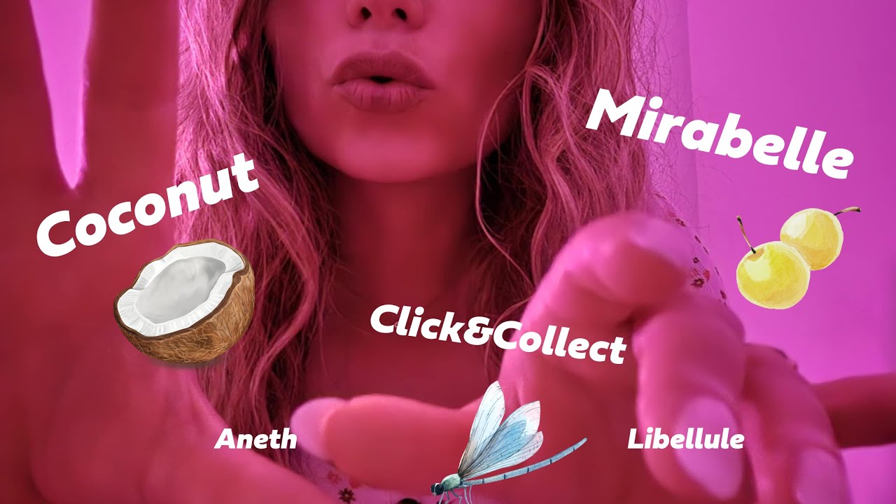 ASMR 🌸 Mots déclencheurs & Hand Movements 🌸 Coconut, Coquelicot, Boule de Gomme